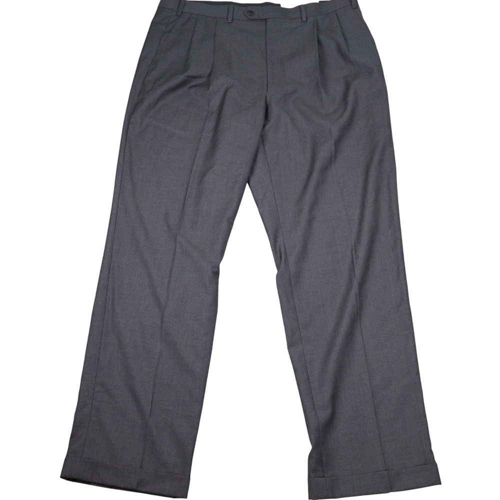 Lauren Ralph Lauren Pants Men 38W34L Gray Dress Trousers‎ NeilPS999998 NWT